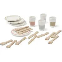 Kids Concept Giocattolo Dinnerware 4 Play Set Bistro