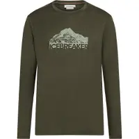 Icebreaker - T-shirt in lana merino - M Merino 150 Tech Lite LS Tee Aoraki Explorer Dk Loden - Taglia S - Verde