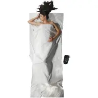 Cocoon TravelSheet Cotton Sacco a pelo da viaggio (220 x 90 cm, grigio)