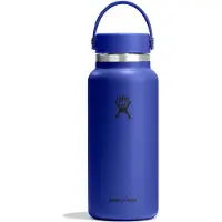 Hydroflask Wide Mouth With Flex Cap 2.0 Bottiglia termica (946 ml, blu)