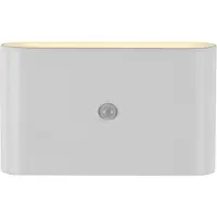 JUST LIGHT . applique a LED ricaricabile Ziddy, bianca, sensore 3.000 K