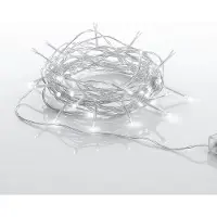 Spetebo Luci di fata con 30 LED in bianco freddo - 300 cm - Catena di luci da tavolo natalizie per l'illuminazione interna