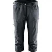 Maier Sports Women's Neckar Pantaloni 3/4 Donna (48, grigio/nero)