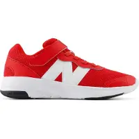 New Balance unisex per bambino. PT578V1 578v1 Bungee Lace Sneakers Rosse (30), Rosso, Basso, Stringhe, Velcro, Casual, Sportivo, Multisport,