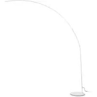 Ideal Lux piantana LED Comet, bianco, metallo, altezza 210 cm