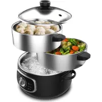 Cecotec Vaporiera Vapovita Steelpot 1300w 10l