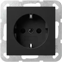 Gira Presa SCHUKO SP SRK Sistema 55 Nero m 4183005