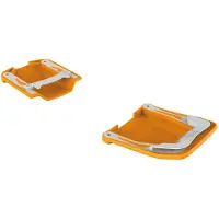 Petzl Paar Antisnow Irvis Vorne + Hinten (One Size, orange)