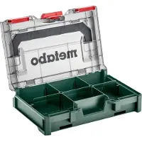 Metabo metaBOX 63 XS Organizer mit Einsatz Aufbewahrungsbox