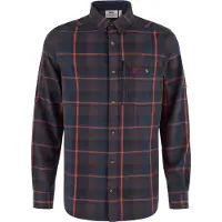 Fjall Raven - Camicia a quadri - Fjällglim Regular Shirt M Black Oak Autumn Leaf per Uomo in Poliestere Riciclato - Taglia XL - Marrone