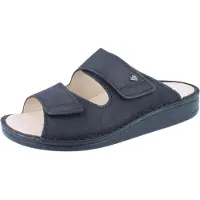 Finn Comfort Zoccoletto 'Pantolette Herren 01505 046099 Echtleder in schwarz' nero