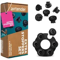 Airtender Pompa Per Vuoto Set Of 12 Nanostoppers Clips Gift Box