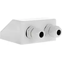 Offgridtec Boccola per tetto a 2 vie bianco pesante per cavi di diametro 3-12 mm