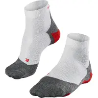 Falke RU5 Lightweight Short Calze da running Uomo (44-45, grigio/bianco)