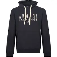 Armani Exchange Felpa navy / bianco