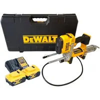 DeWalt DCGG 571 P2K Ingrassatore a batteria 18 V + 2x batteria ricaricabile 5,0 Ah + caricatore