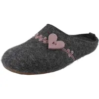 Haflinger Ciabatta antracite / rosé