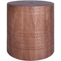 Yiwydaa Portaombrellone, 28,05 kg, naturale, legno massello, cilindrico