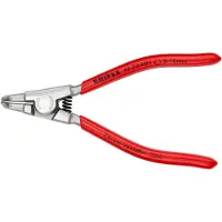 Knipex 46 23 A01 Pinza per anelli esterni su alberi con rivestimento in plastica cromata 125 mm