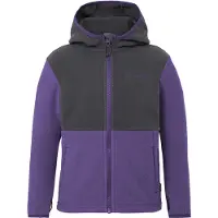 Vaude Kid's Pulex Hooded Jacket II Giacca in pile Bambini (110/116, lilla)