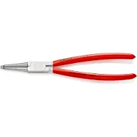 Knipex 44 13 J3 Pinza per anelli interni in fori cromati rivestita in plastica 225 mm