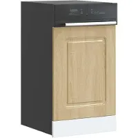 vidaXL Pannello per lavastoviglie Kalmar in rovere Sonoma 45x1,5x57 cm