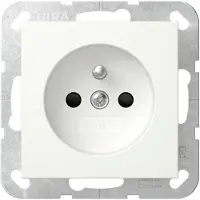 Gira plug-in d. Spina di terra + SP System 55 bianco puro m 448527