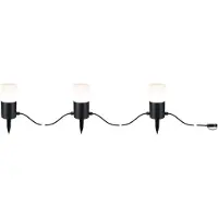 Paulmann Plug & Shine catena luminosa per esterni Tubs antracite 3xE14