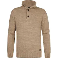 Petrol Industries Pullover marrone chiaro / marrone scuro
