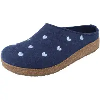 Iesse Schuh Women's Grizzly Cuoricini Pantofole Donna (38, blu)