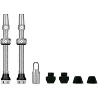 Muc Off Tubeless Valve Kit V2 Universal For MTB & Road Valvola per bicicletta (60 mm, grigio)