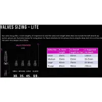Muc Off Tubeless Valves Big Bore Lite Valvola per bicicletta (35 mm, nero)