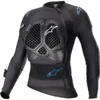 Alpinestars Giacca Protettiva Donna Stella Bionic Action V2 Black Cyan, Taglia: M