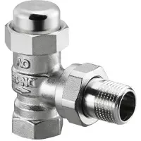 Oventrop Raccordo HK Combi LR PN 10, nichelato, angolare DN 15, 1/2"