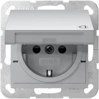 Gira Presa SCHUKO KD + SP SRK Sistema 55 F alluminio 475426