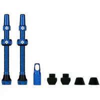 Muc-Off Tubeless Valve Kit V2 Universal For MTB & Road Valvola per bicicletta (60 mm, blu)
