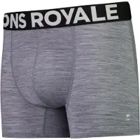 Mons Royale Hold 'em Shorty Boxer Intimo lana merinos Uomo (XXL, grigio)