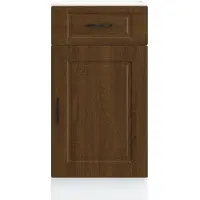vidaXL Base da cucina Porto Brown in materiale a base di legno effetto rovere