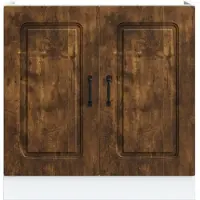 vidaXL Base lavello Kalmar rovere fumé 80x46x81,5 cm