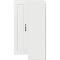vidaXL Armadietto angolare da parete PORTO Bianco 57 x 57 x 100 cm in materiale derivato dal legno