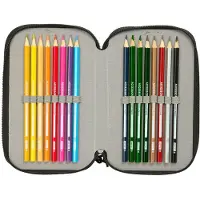 Safta Astuccio Graffiti Splash 12.5x19.5x5.5 Cm Triple