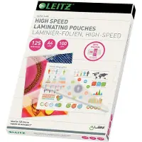 Leitz Buste Di Laminazione Ad Alta Velocità A4 Da 125 Micron 100 Unità