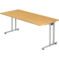 Hjh OFFICE PRO NS19 Schreibtisch buche rechteckig