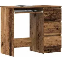 vidaXL Scrivania in legno vecchio 90x45x76 cm Materiale a base di legno