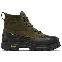 Sorel per uomo. 2138671355 Stivali Daystorm Horizon GTX verde, nero (44), Pelle, Basso, Stringhe, Casual