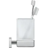 Duravit Porte-verre Karree, verre inclus, mat, chrome, 0099511000, 0099511000