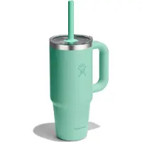 Hydroflask Travel Tumbler Clear Lid Bicchiere isolante (710 ml, turchese)