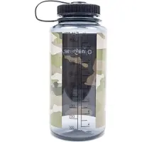 Nalgene Sustain Wide Neck Borraccia (1 l, grigio)