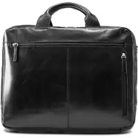 Jost Skagen Cartella Vera Pelle 40 cm Vano porta PC nero