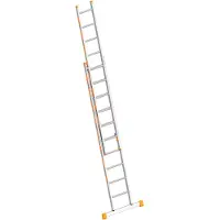 Layher Scala scorrevole in alluminio , 2 pezzi, 2 x 10 pioli